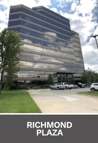 Richmond Plaza Class A office space for lease in south Tulsa OK